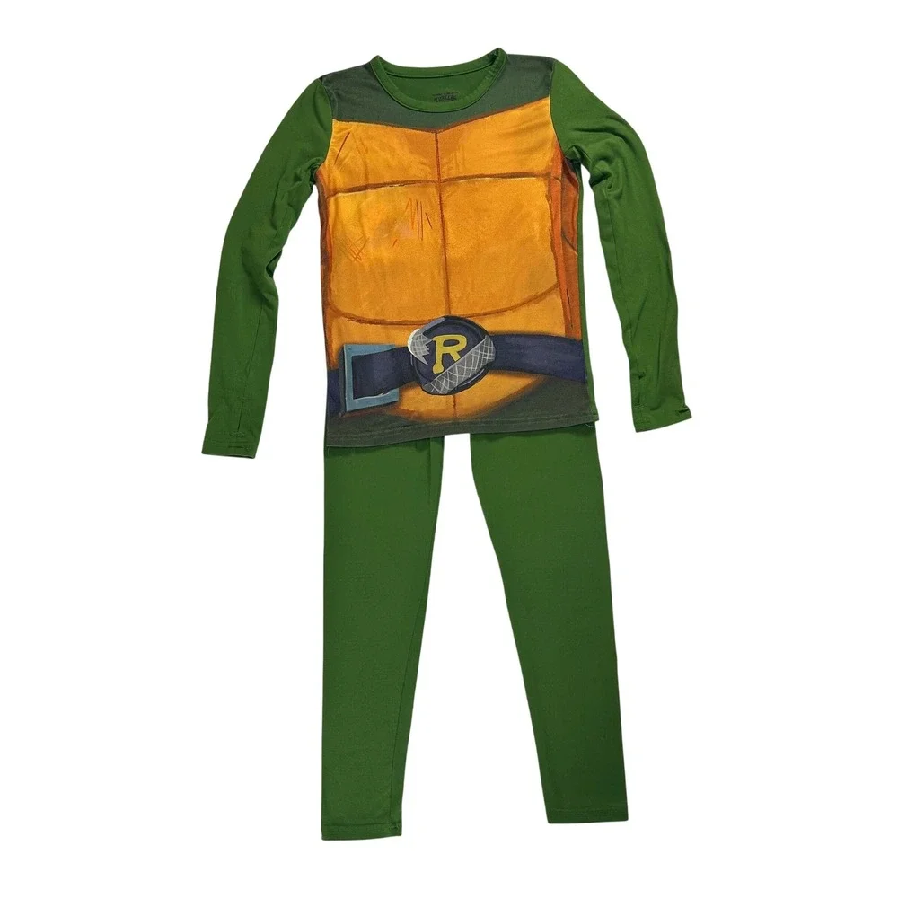 ClimateRight TMNT Mutant Mayhem Raphael Pajama Set Green Mens Medium 2‎ Piece